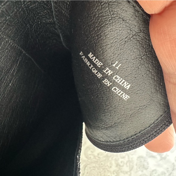 Free People Jeffrey Campbell Deja Vu Buckle Boots Distressed Pointy size 11 - Picture 9 of 12